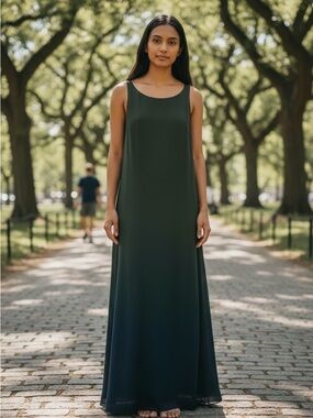 Rhapsody Classic dark green Maxi Dress
